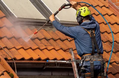 Démoussage et hydrofuge de toiture à Monestier-Merlines
